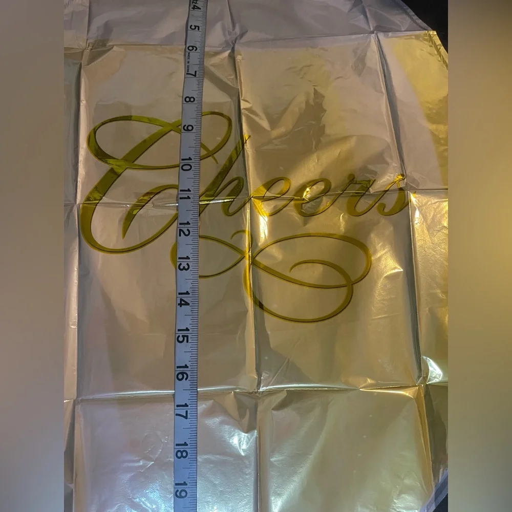 EXTRA LARGE ‘Cheers’ Champagne Glass Balloon - Light